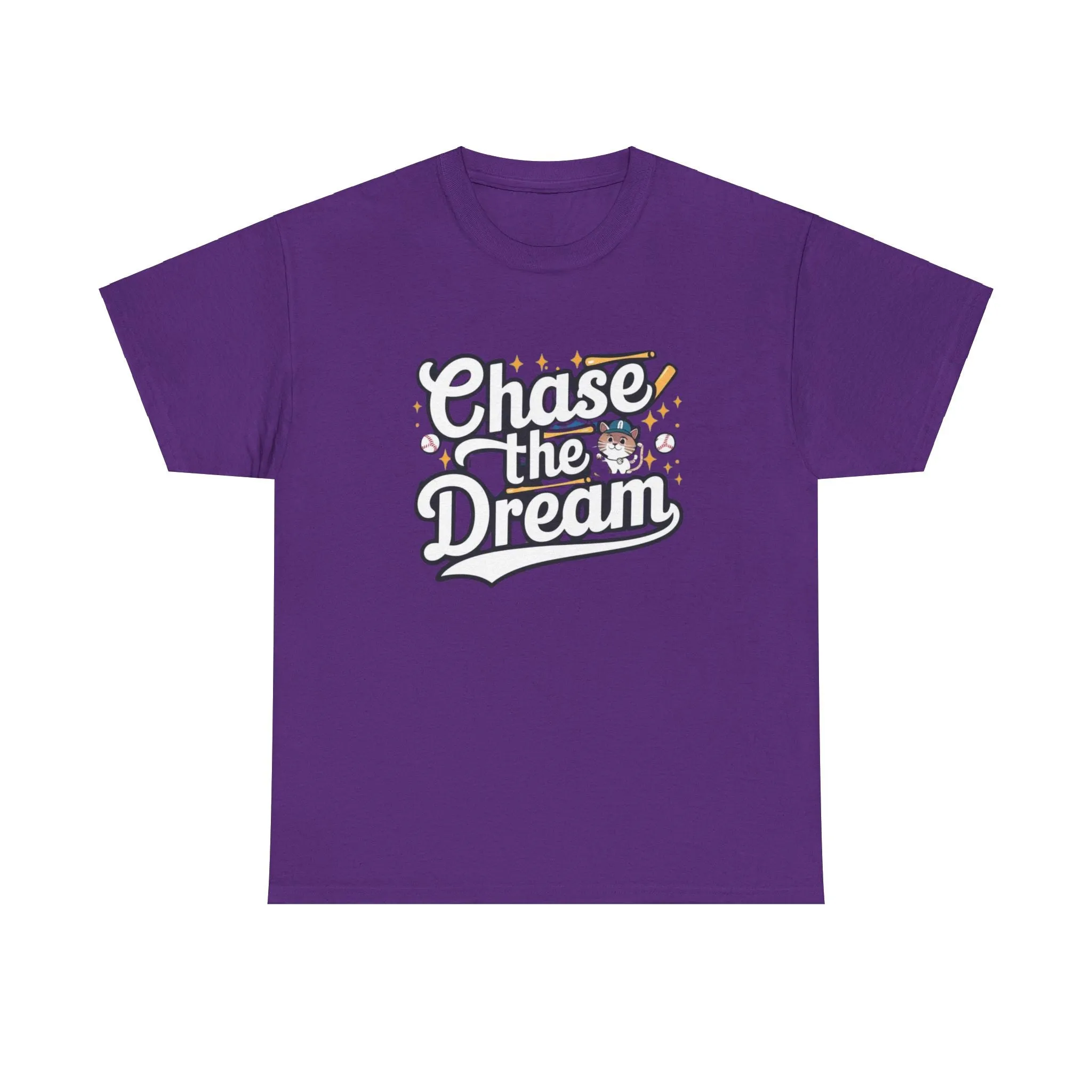 Chase The Dreams Baseball Crew Neck Tee
