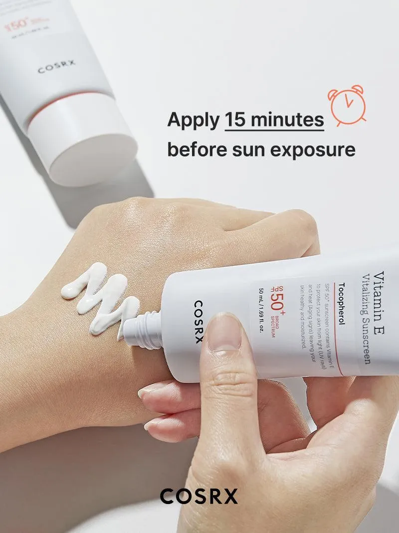 COSRX Vitamin E Vitalizing Sunscreen SPF 50 