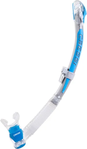 Cressi Corfu Adult Semi-Dry Snorkel for Scuba Diving, Snorkeling and Apnea