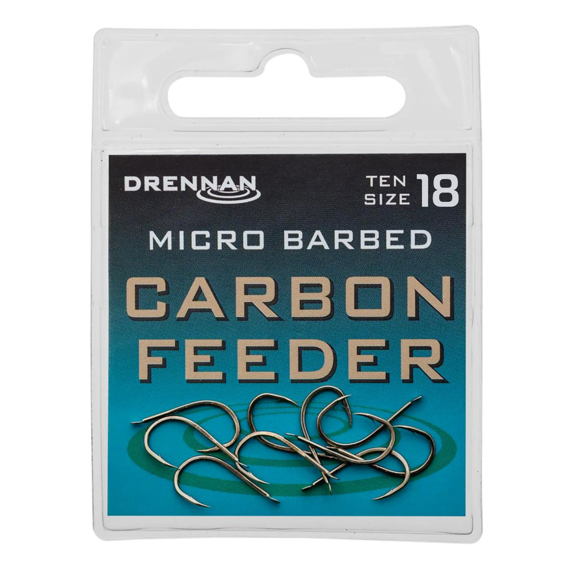 Drennan Carbon Feeder Micro Barbed Hooks – Precision Hooks for Feeder Fishing