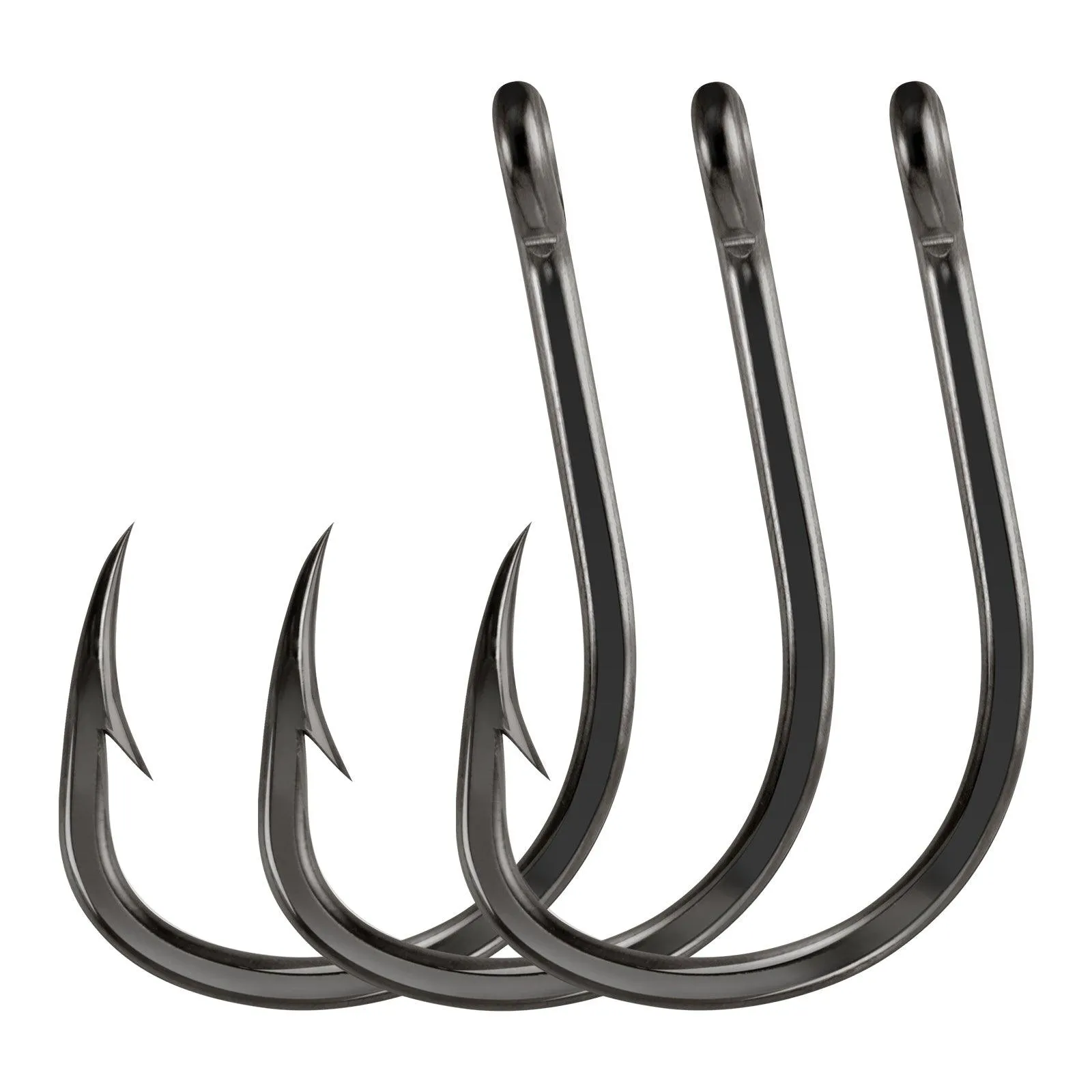 Dr.Fish 30pcs Stainless In-line Live Bait Hook #1-12/0
