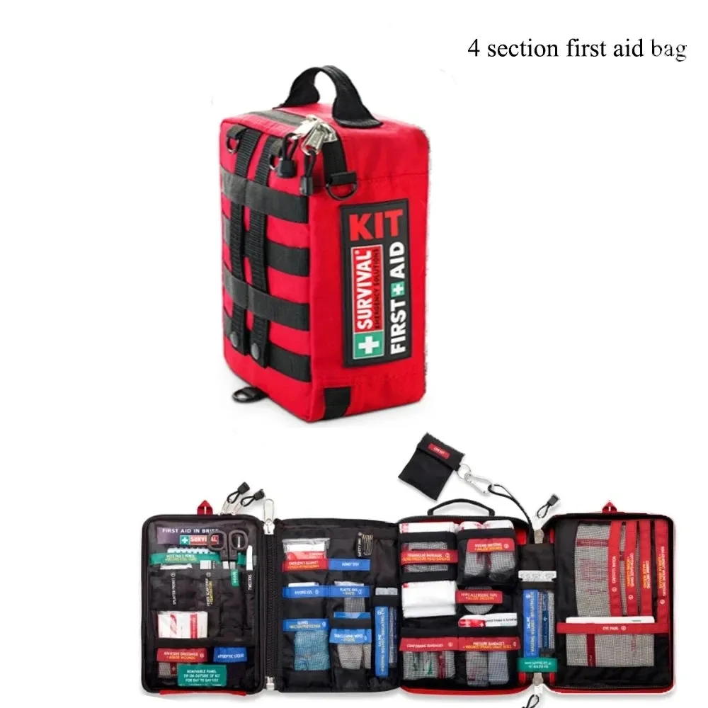 Handy First Aid Kit for Travel Survival Kit Rescue Treatment