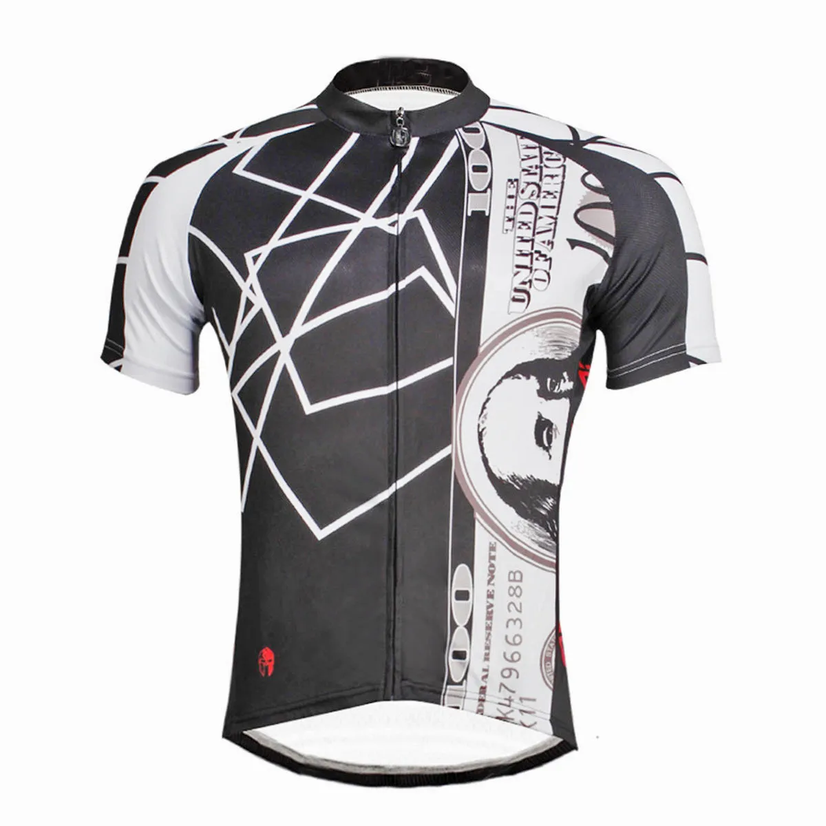 ILPALADINO Dollars Professional MTB Cycling Jersey Short Sleeve Mountain Bike Summer Exercise Bicycling Pro Cycle Clothing Racing Apparel Outdoor Sports Leisure Biking Shirts NO.750