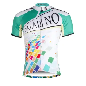 ILPALADINO Men's Summer Cycling Jersey for Outdoor Riding Eye Catching Design  Bike Shirt Quick Dry NO.740