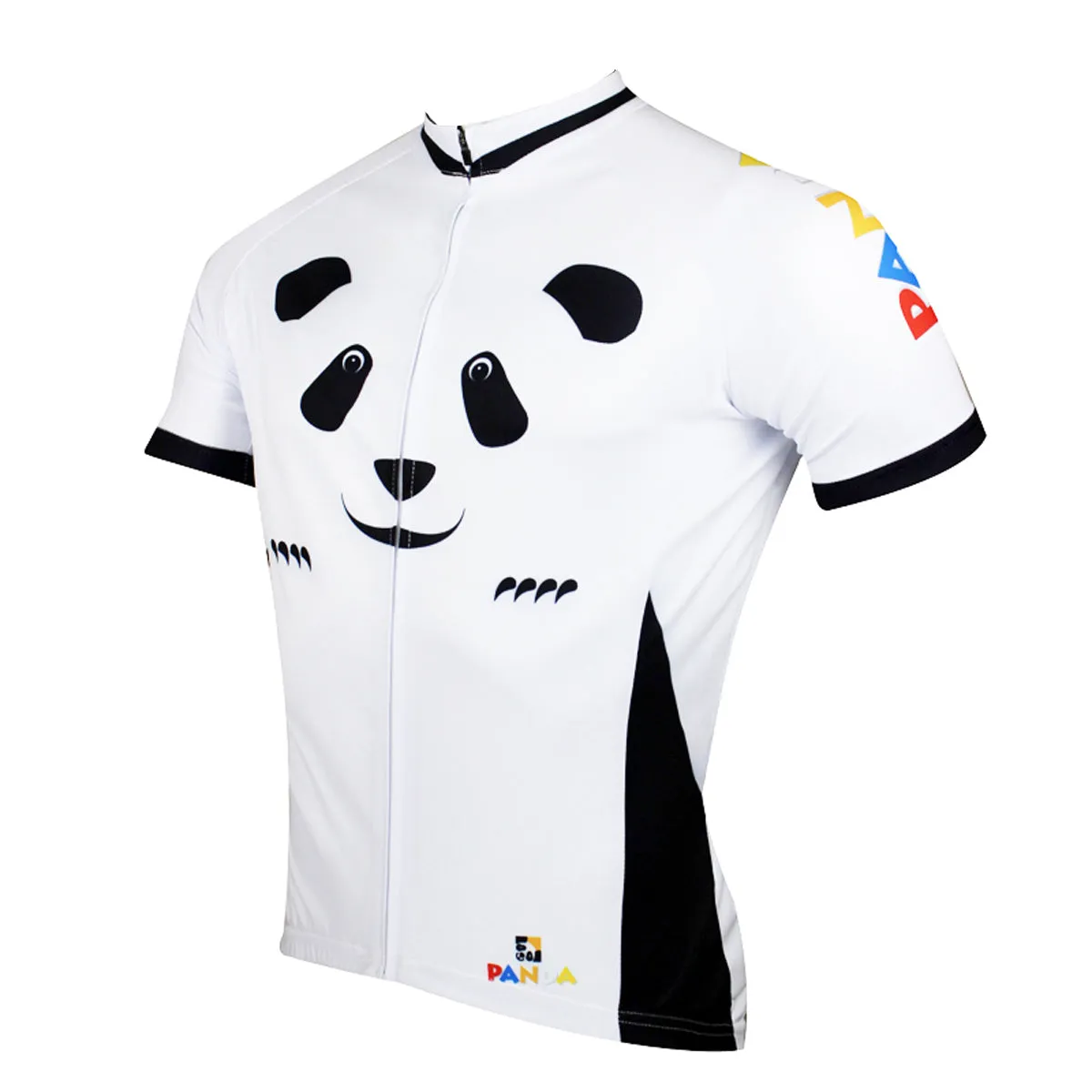 ILPALADINO Panda Men's Cycling Short Sleeve Bike Shirt Quick Dry Exercise Bicycling Pro Cycle Clothing Racing Apparel Outdoor Sports Leisure Biking Shirts NO.120