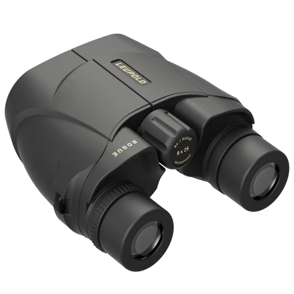 Leupold BX-1 Rogue 8x25mm Compact Porro Black Binocular