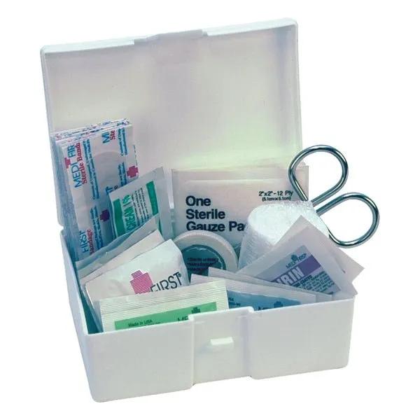 Medique First Aid Handy Kit 5" x 3-1/2" x 2" for Cuts, Scrapes and Abrasions