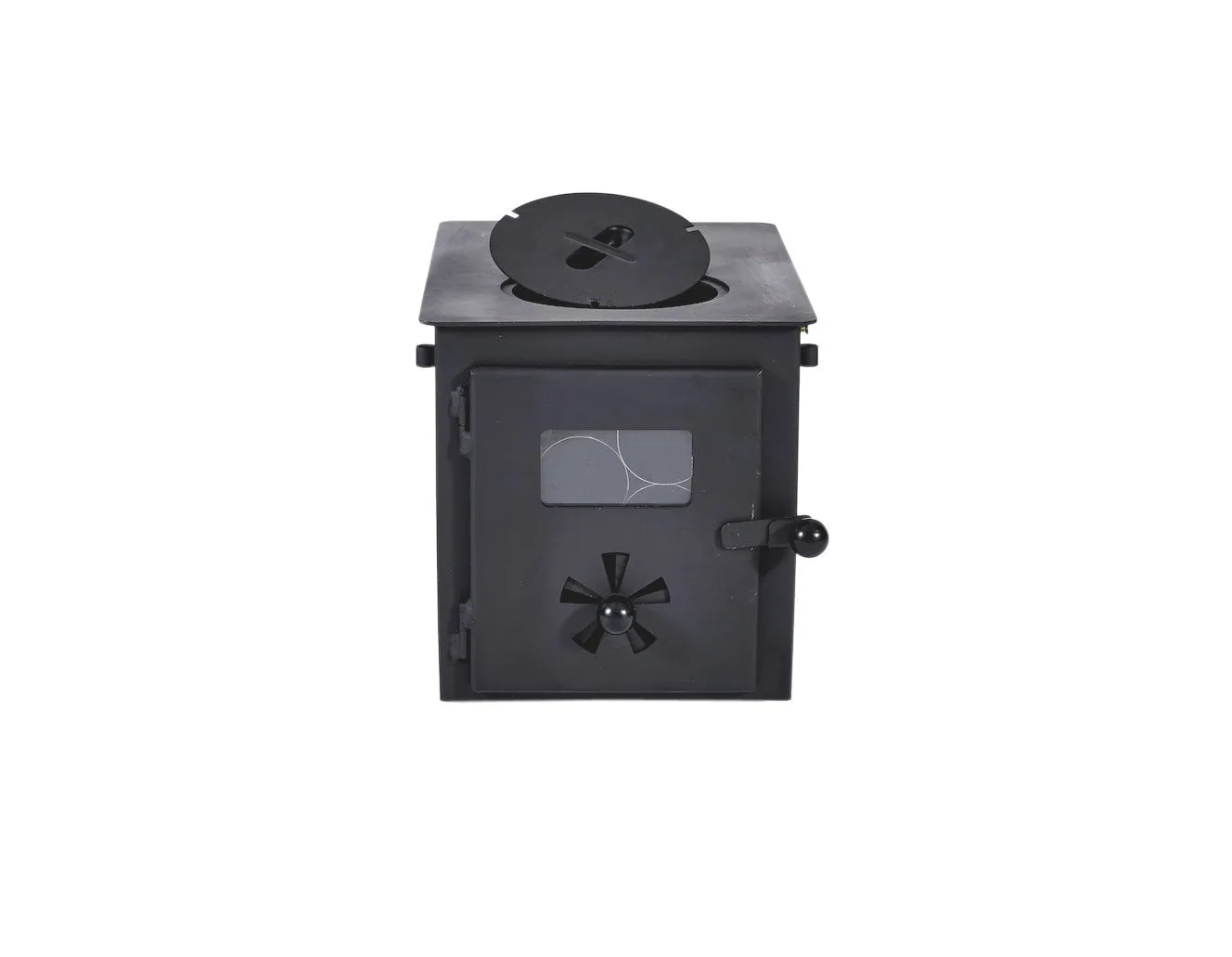 Outbacker® Firebox Portable Tent Stove | 3.5KW 12KG | Flue and Boiler Package
