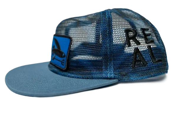 Patagonia x REAL Breezefarer Hat-Clouds Utility Blue