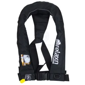 Relaxn PFD - Automatic Inflation, 150N - Deluxe, BLACK
