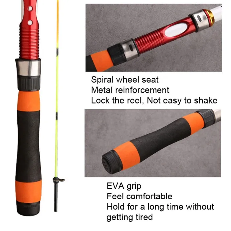 Soft Tailed Small Rod Retracting Short Raft Fishing Rod, Length: 1.8m