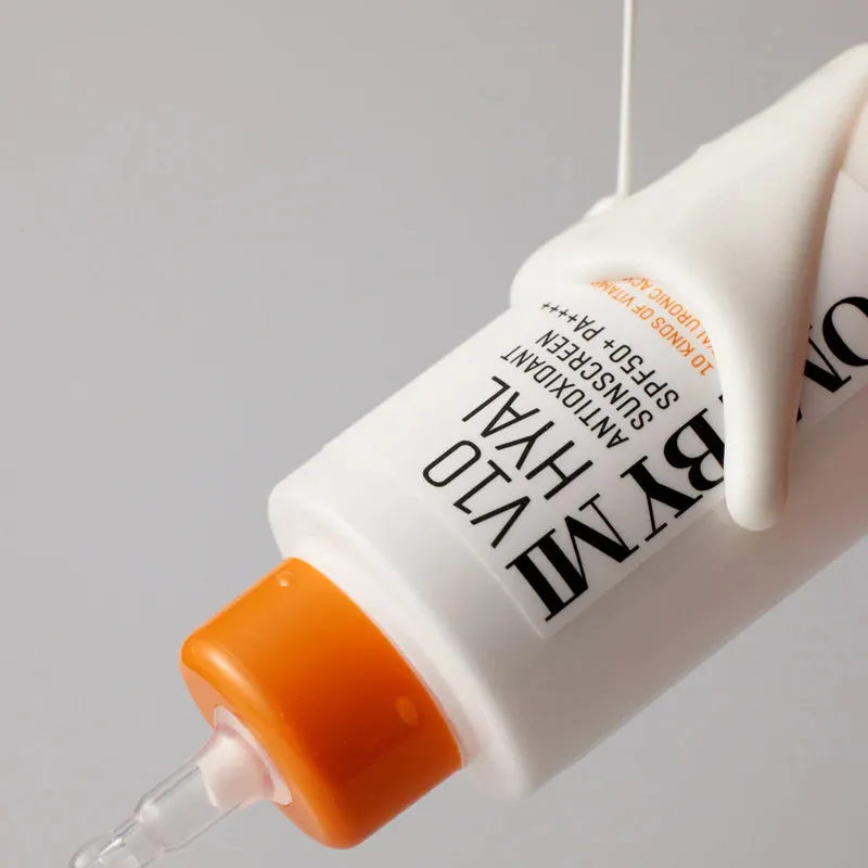SOME BY MI V10 hyal antioxidant sunscreen  spf50  pa     واقي الشمس بالفيتامينات من سمباي مي