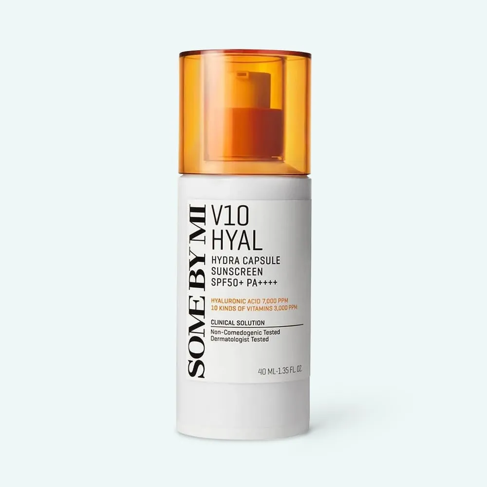 SOME BY MI V10 hydra capsule sunscreen  spf50  pa     واقي الشمس بالكبسولات من سمباي مي