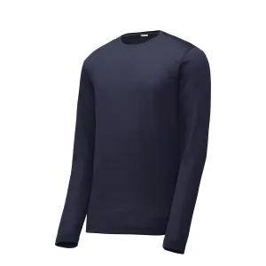Sport-Tek Men's True Navy Long Sleeve PosiCharge Competitor Cotton Touch Tee