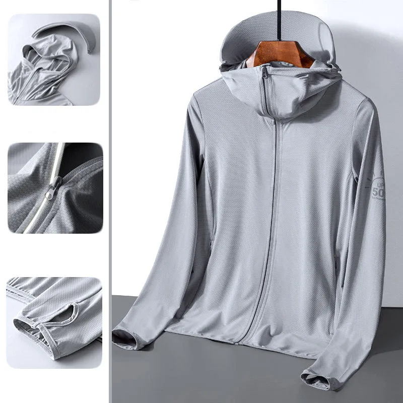 Sun Resistant Clothes UPF50 Summer Sun Protection Clothing Men Breathable Couple Sun-Protective Clothing Women