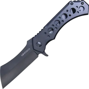 wartech GOLIATH CLEAVER folding quick release blade knife.