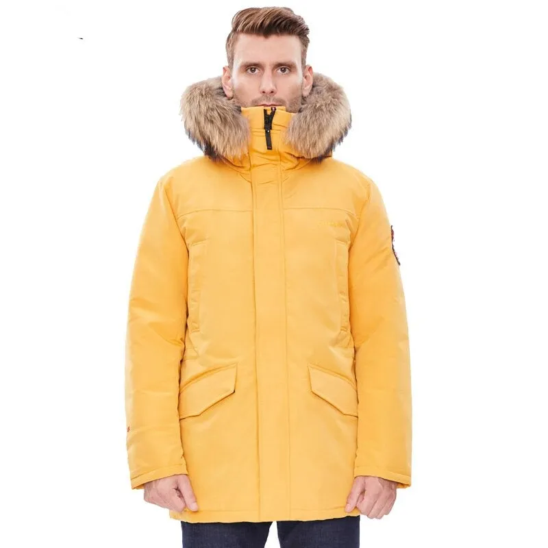 Winter Jacket 2022 New High-quality 90% White Duck Down Men Coat For -30 Factory Price